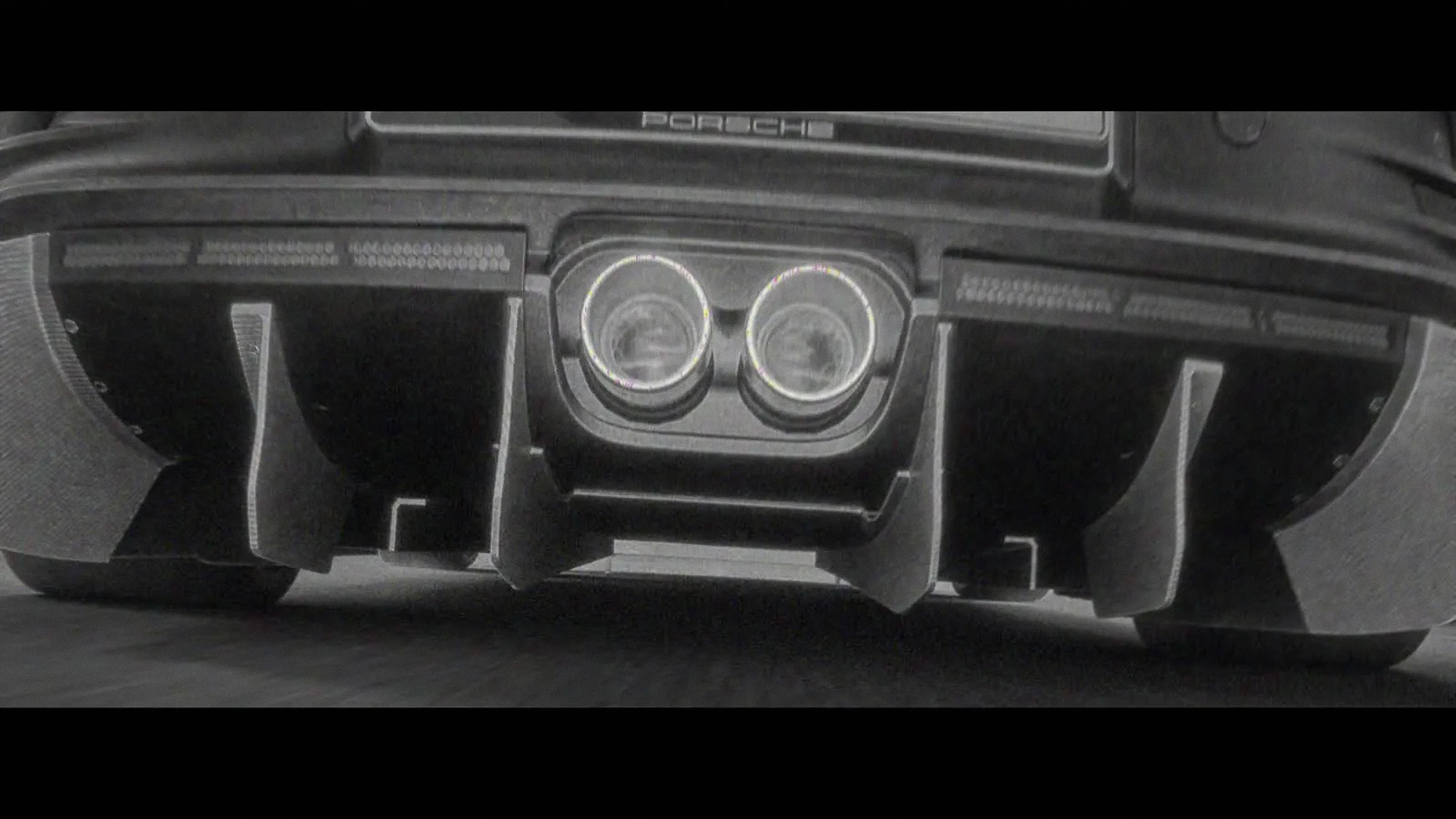 Rear diffuser and exhaust, rendered close